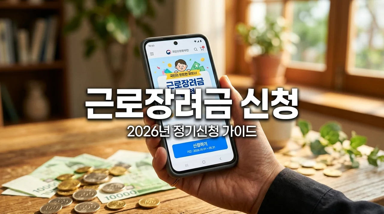근로장려금 정기신청 기간 방법 자격 조회 (2026년 5월 최신)