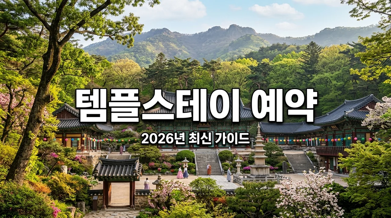 템플스테이 예약 방법 총정리: 휴식형 체험형 차이와 2026 꿀팁