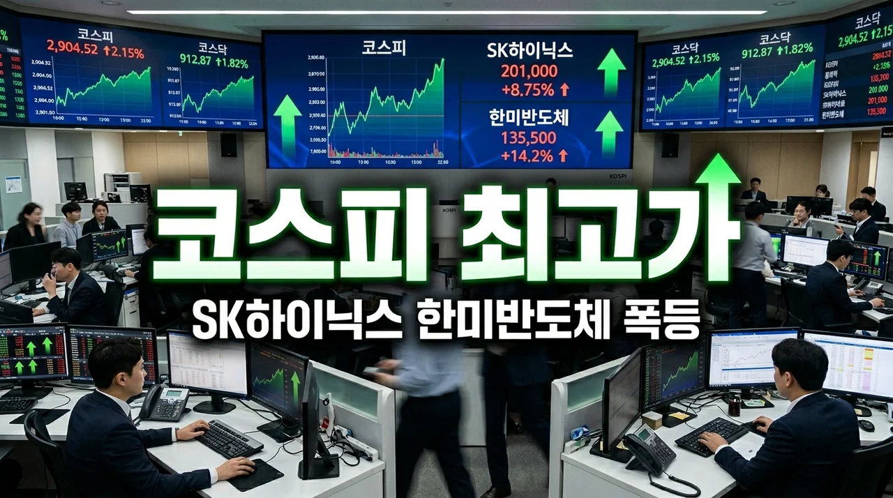 2026년 코스피 6600 돌파! SK하이닉스 한미반도체 사상 최고가 경신 분석